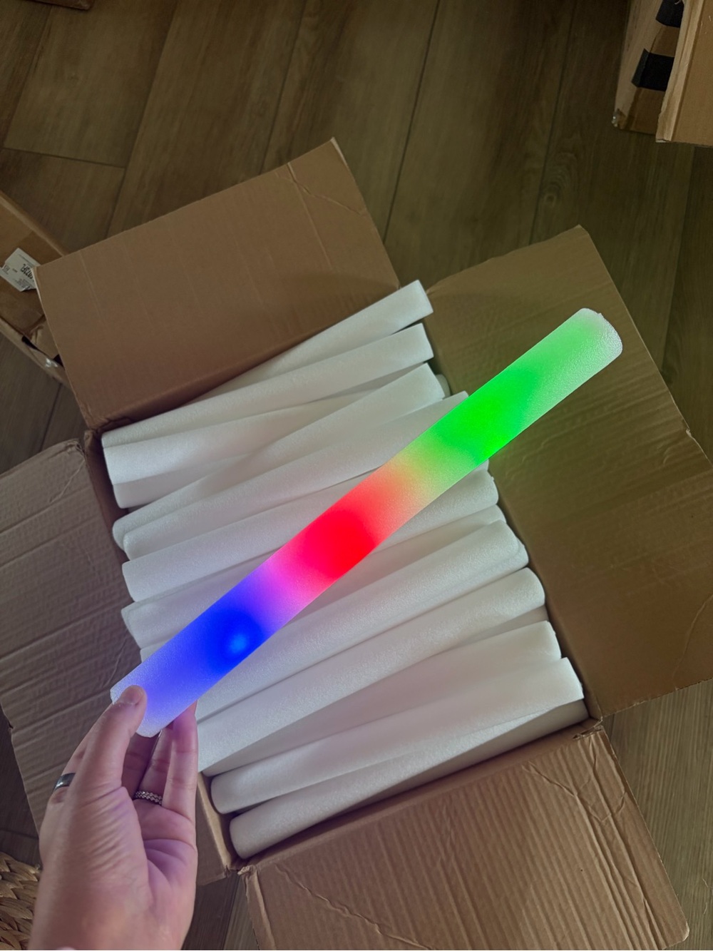71 Amazon LED Foam Party Light Stick - Blue, Red, Green, Pink